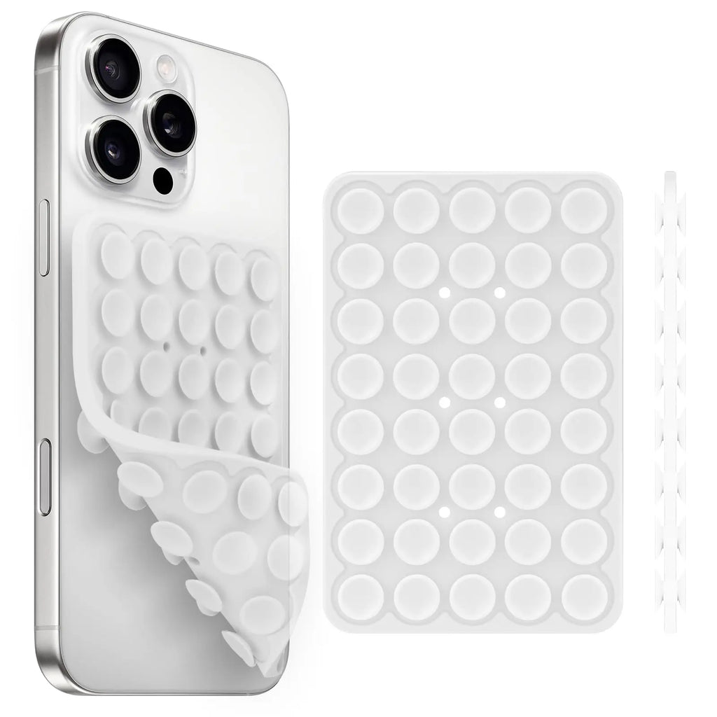 Silicone Suction Cup Phone Holde Multifunctional Fixed Anti-Slip Mobile Fixture Double Sided Detachable Phone Rubber Sucker Pad