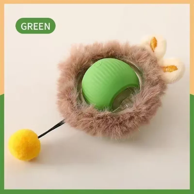 Hot Dog Toys Are Automatically Teasing Cat Balls and Self-Exciting Cat Sticks and Ticks and Resistant to Wear and Bite Pet Toys