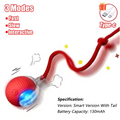 Hot Dog Toys Are Automatically Teasing Cat Balls and Self-Exciting Cat Sticks and Ticks and Resistant to Wear and Bite Pet Toys