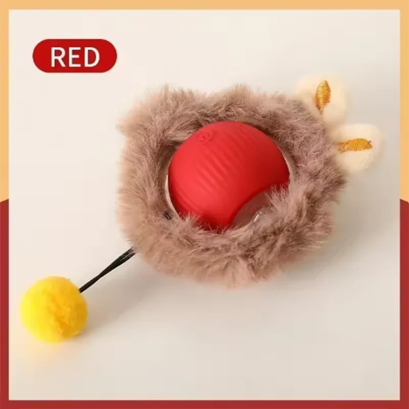 Hot Dog Toys Are Automatically Teasing Cat Balls and Self-Exciting Cat Sticks and Ticks and Resistant to Wear and Bite Pet Toys